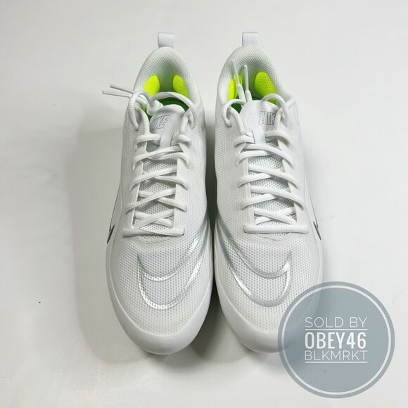 Nike Alpha Huarache 8 Pro White Metallic Silver CW4439-100 13